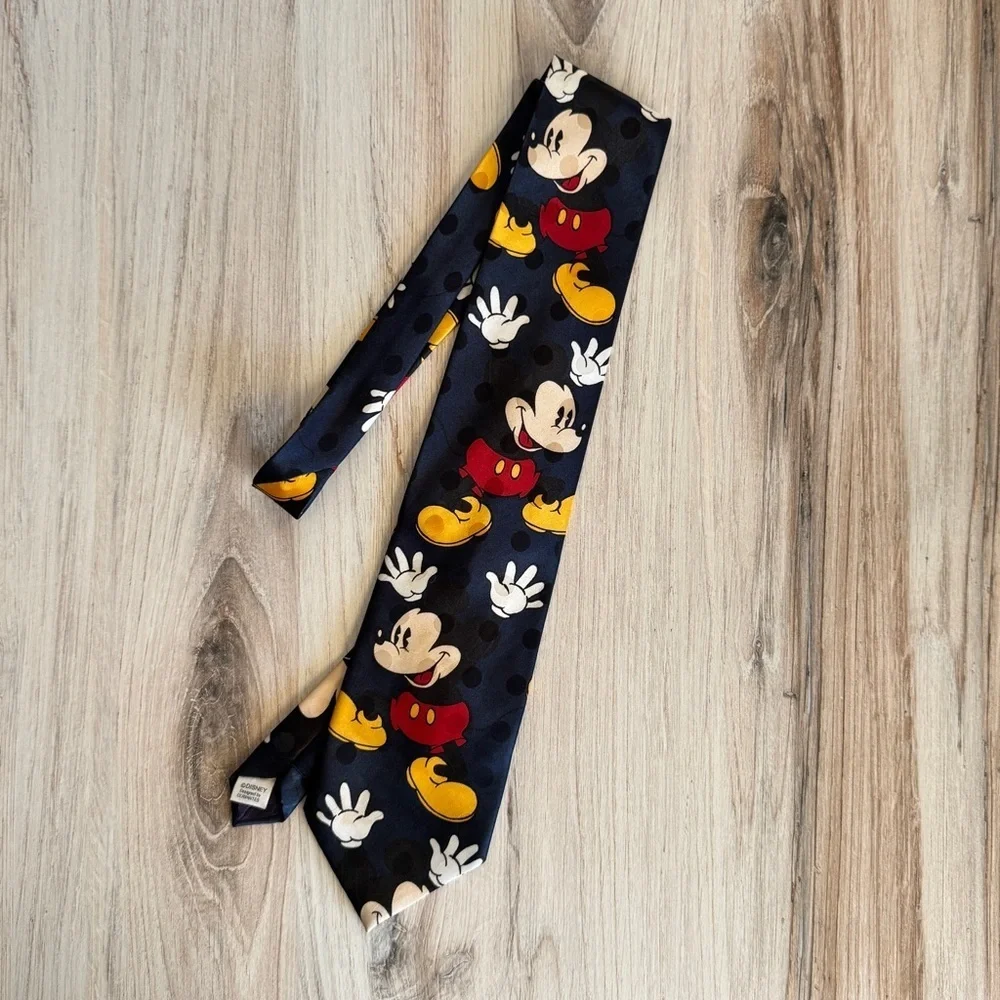 Vintage Disney Mickey Mouse Tie | Rudy Cervantes Los Angeles | 59” Novelty Tie